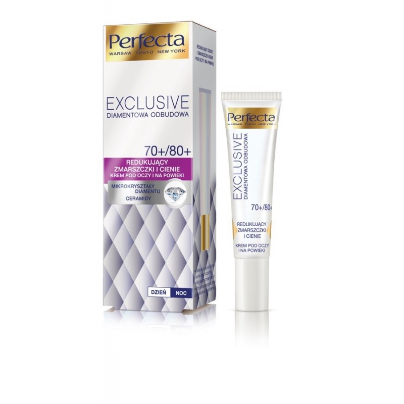 PERFECTA Exclusive 70+/80+ Krem pod oczy i na powieki redukujący zmarszczki i cienie 15 ml