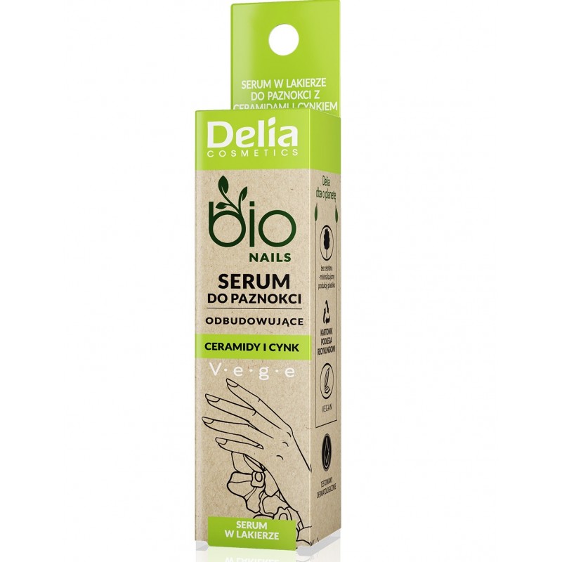 DELIA Bio Nails Odbudowujące serum do paznokci z ceramidami i cynkiem 11 ml