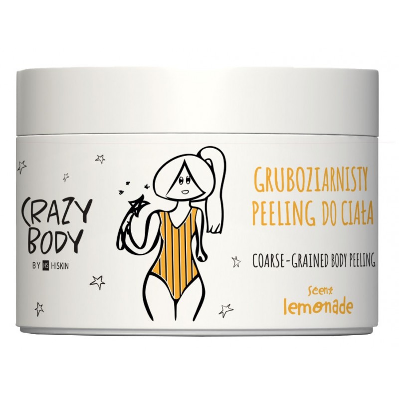 HISKIN Crazy Body Peeling do ciała gruboziarnisty - LEMONADE 300 ml