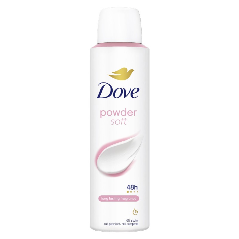 DOVE Powder Soft Deo spray dla kobiet 150 ml