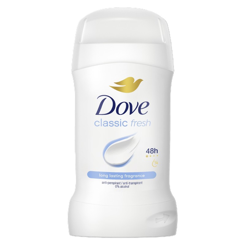 DOVE Classic Fresh Antyperspirant w sztyfcie dla kobiet 50 ml