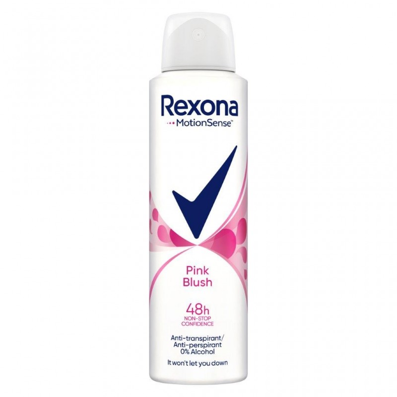 REXONA Pink Blush Antyperspirant damski w sprayu, 150 ml