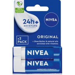 NIVEA Lip Care DUO Ochronna pomadka do ust Orginal 4.8g x2