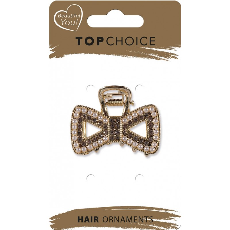 TOP CHOICE Klamra do włosów ZIRCONS
