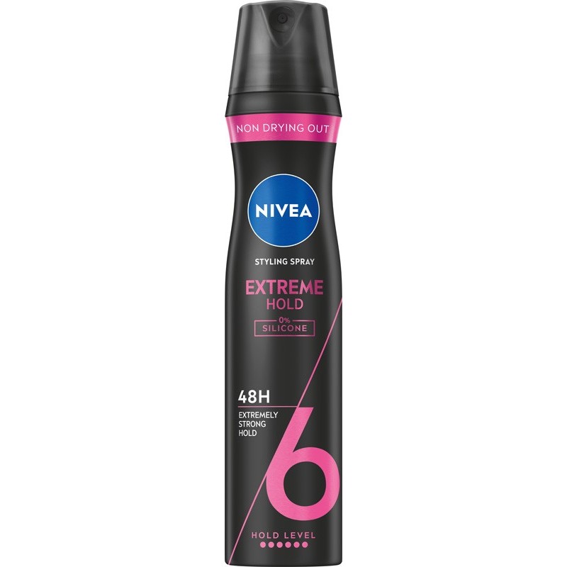 NIVEA Styling Extreme Hold 6 Lakier do włosów ekstremalnie mocny 250 ml