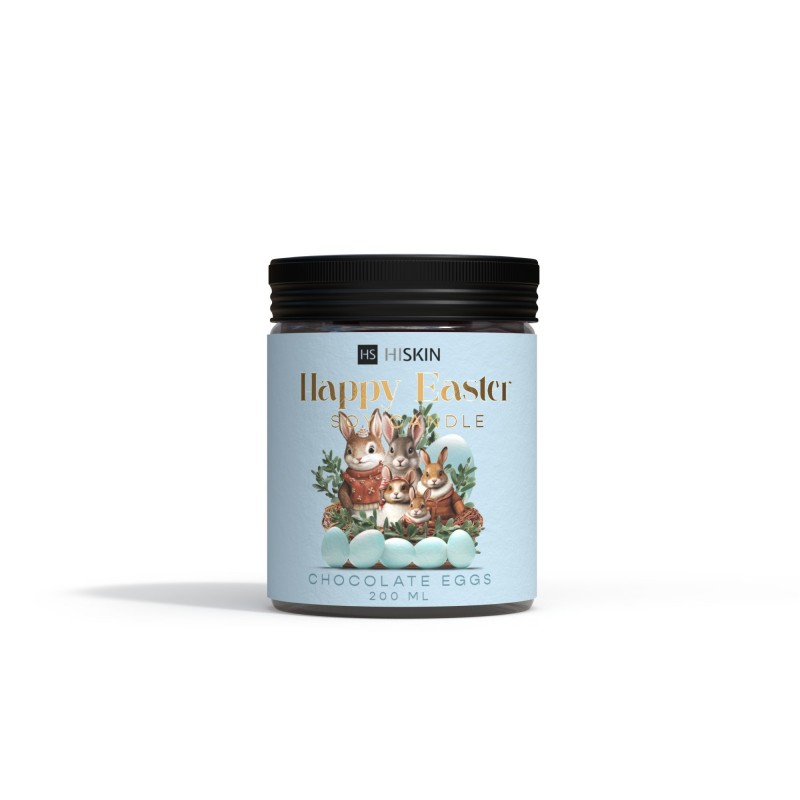 HISKIN HOME Wielkanocna Świeca sojowa HAPPY EASTER - Chocolate Eggs 200 ml