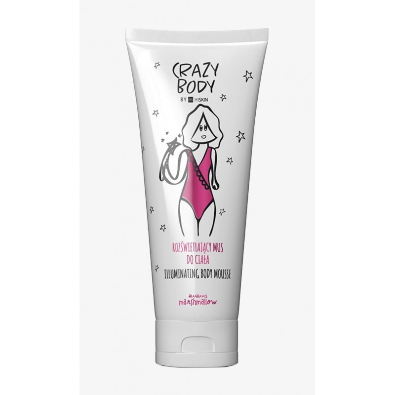 HISKIN Crazy Body Mus rozświetlający do ciała - MARSHMALLOW 250 ml