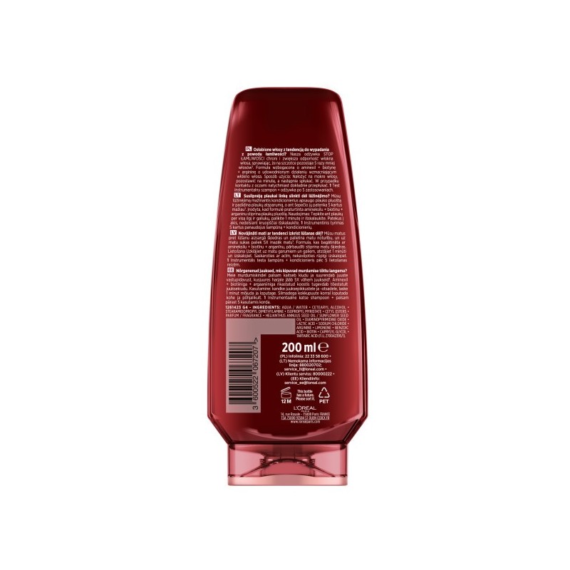 LOR ELSEVE odżywka 200ml ARGININE RESIST new&