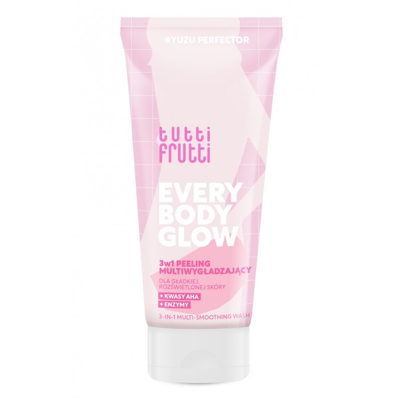 TUTTI FRUTTI Everybody Glow 3w1 Peeling multiwygładzający 200 ml