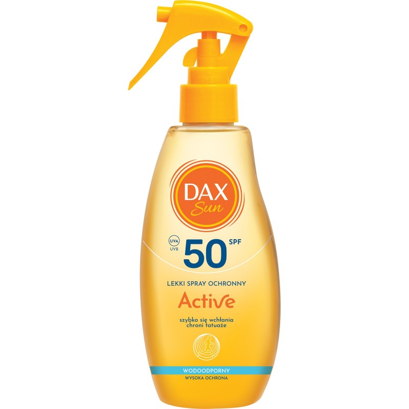 DAX Sun Lekki spray ochronny Active SPF 50 200 ml