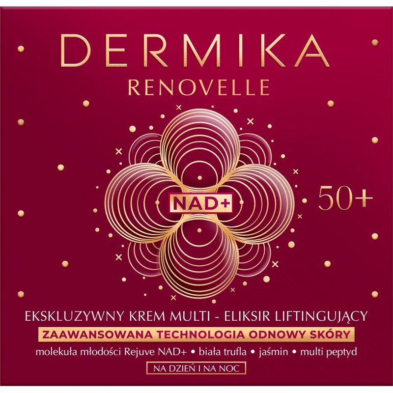 DERMIKA Renovelle Ekskluzywny krem - multi eliksir liftingujący 50+ na dzień i na noc 50 ml