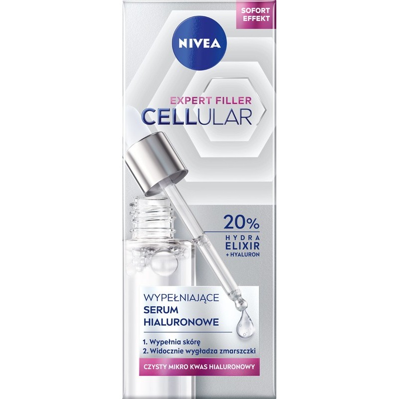 NIVEA Cellular Expert Filler Hialuronowe serum wypełniające, 30 ml