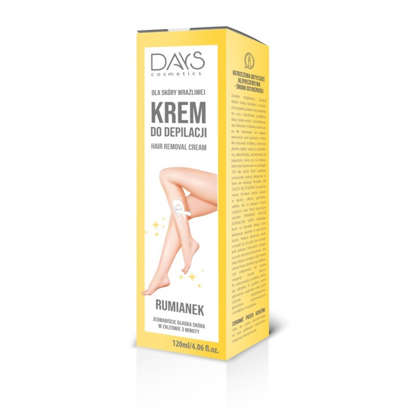 DAYS COSMETICS Hair Removal Krem do depilacji Rumianek 120 ml
