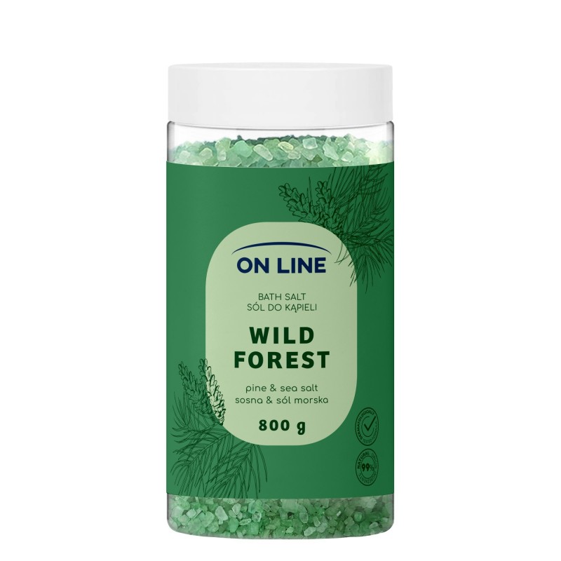 ON LINE Sól do kąpieli Wild Forest 800 g