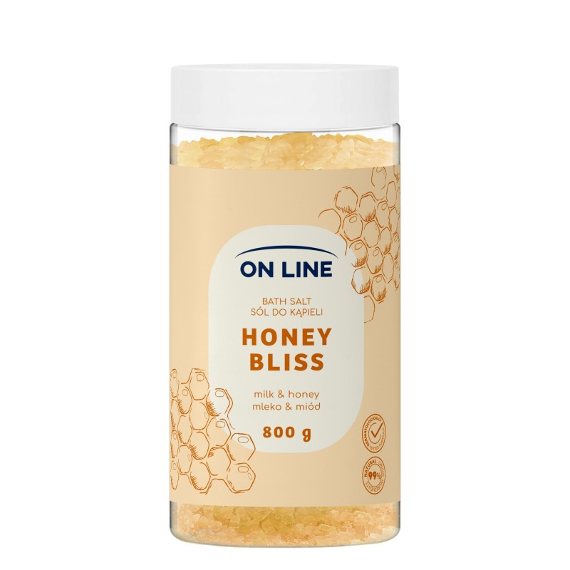 ON LINE Sól do kąpieli Honey Bliss 800 g