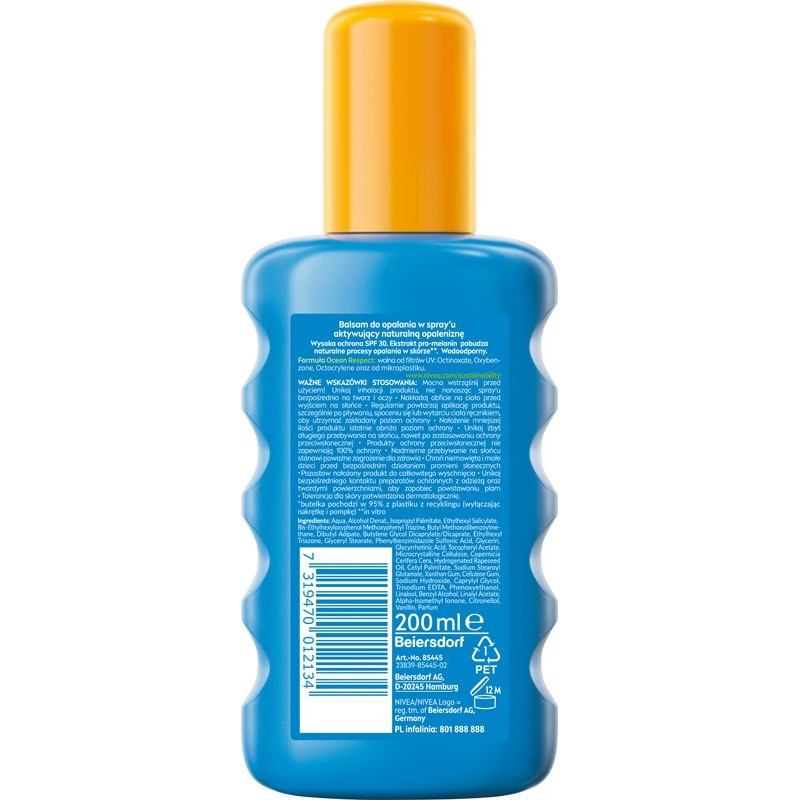 NIVEA SUN Balsam SPF 30 spray Protect&Bronze 200m&