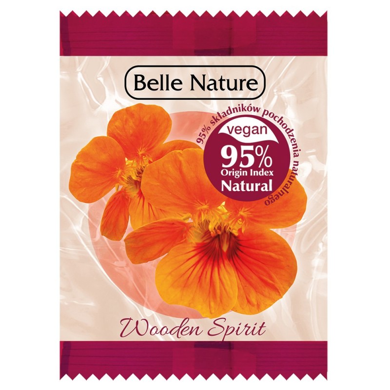 BELLE NATURE Pastylka musująca do kąpieli - Wooden Spirit 24 g