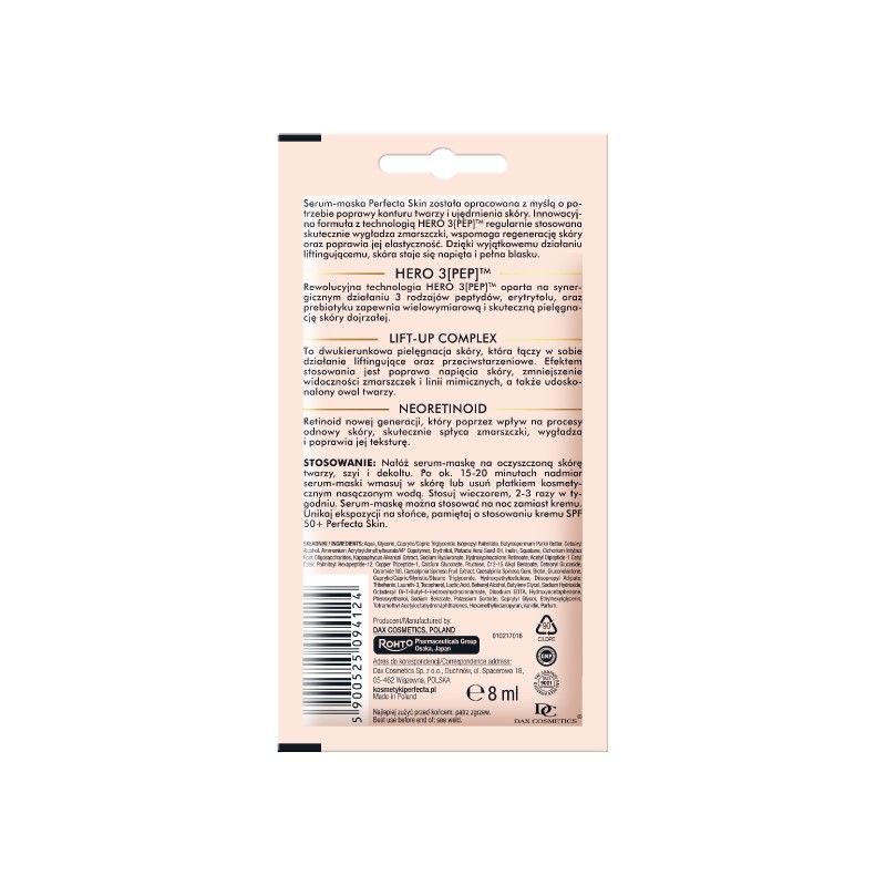 DAX SKIN MK Maska-serum liftingująca