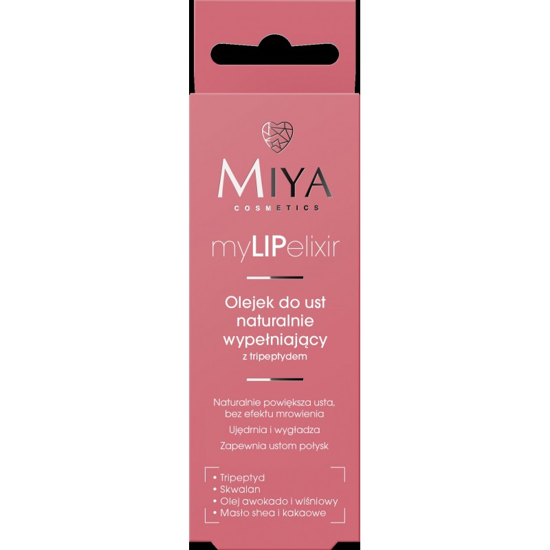 MIYA myLIPelixir Olejek do ust naturalnie wypełniający rose 10 g