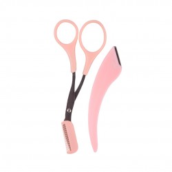 DONEGAL Nożyczki do brwi z grzebykiem (4427)