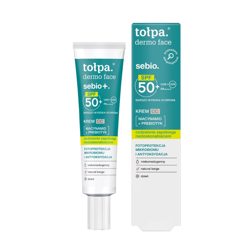 TOŁPA Dermo Face sebio+ Krem CC SPF 50 40ml