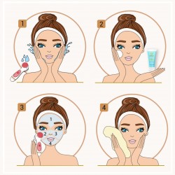 LUMINEO Professional Line Szczoteczka do twarzy Brush Pro różowa + Żel oczyszczajacy Lumineo do wszystkich typów cery 100 ml