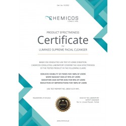 LUMINEO Professional Line Szczoteczka do twarzy Brush turkusowa + Żel oczyszczajacy Lumineo do wszystkich typów cery 100 ml