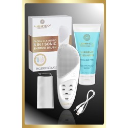 LUMINEO Professional Line Szczoteczka do twarzy Sonic Thermo Brush + Żel Lumineo do wszystkich typów cery
