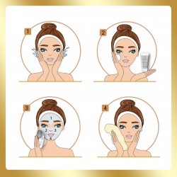 LUMINEO Professional Line Szczoteczka do twarzy Sonic Thermo Brush + Żel Lumineo do skóry delikatnej i wrażliwej