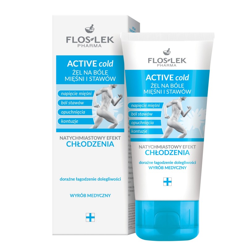 FLOSLEK Active Cold Chłodzący żel na bóle mięśni i stawów 100 ml