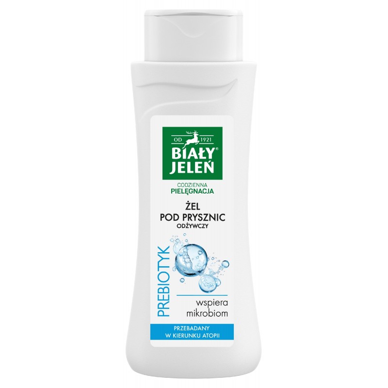 BIAŁY JELEŃ Codzienna Pielęgnacja Żel pod prysznic odżywczy - Prebiotyk 300 ml