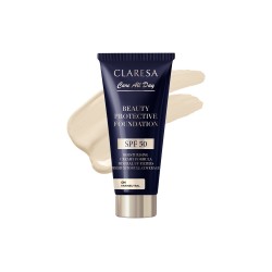 CLARESA Beauty Protective Foundation Nawilżający podkład z filtrem SPF 50 0N Fair Neutral 30 ml