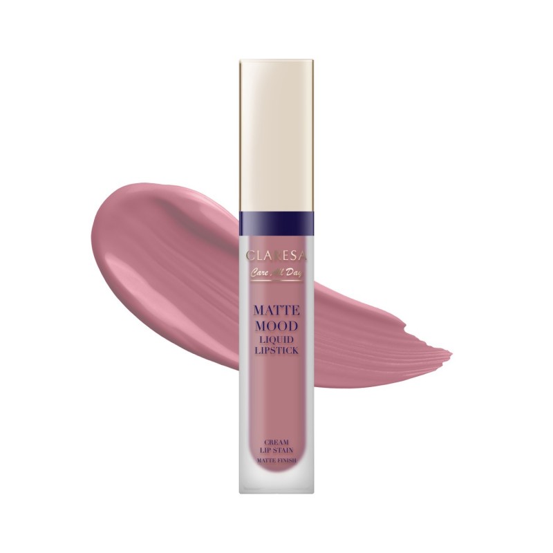 CLARESA Matte Mood Matowa pomadka w płynie do ust 01 Joyful 7 ml