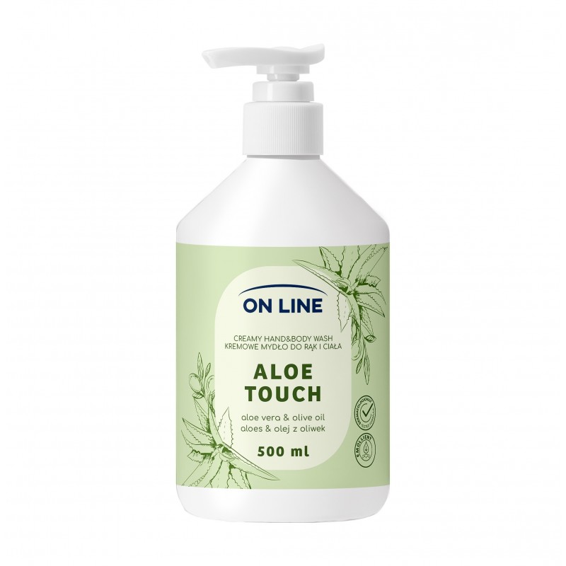 ON LINE Kremowe mydło do rąk i ciała Aloes&Olej z oliwek 500 ml