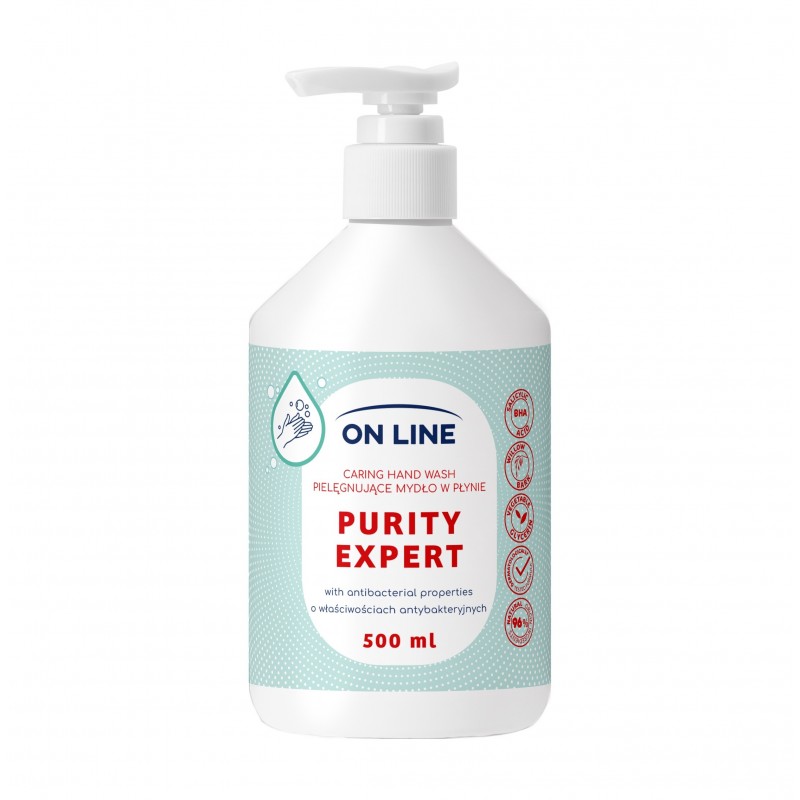 ON LINE Hipo Allergenic Pielęgnujące mydło w płynie Alantoina&Gliceryna 500 ml