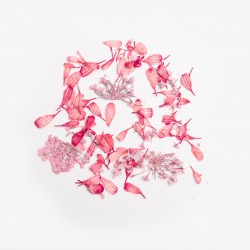 SEMILAC Flower Flakes Coral Blossom