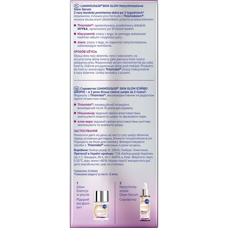 NIVEA Luminous Even Glow Serum 30 ml