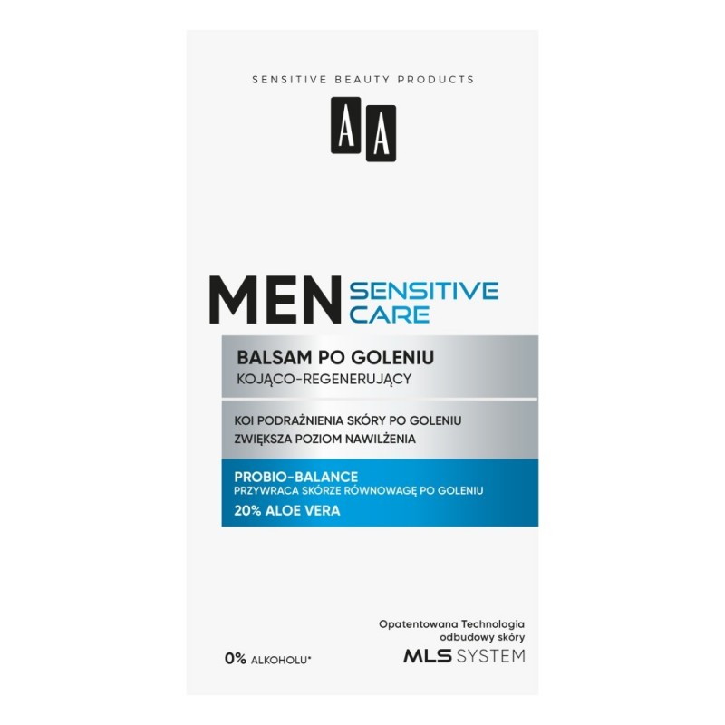 AA MEN SENSITIVE Balsam po goleniu kojąc/reg 100ml