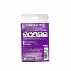 BEAUTY FORMULAS Retinol Przeciwstarzeniowe płatki pod oczy z retinolem 1 op. - 6 par
