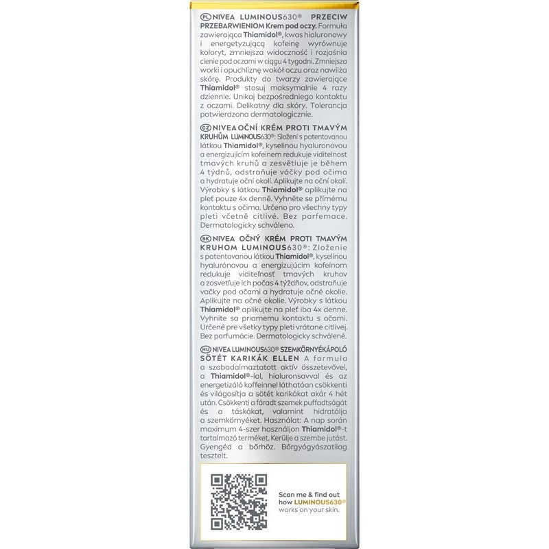 NIVEA V LUMINOUS Anti Dark-Circle eye