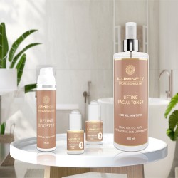 LUMINEO Professional Line Peeling kawitacyjny LED 5w1 + Zestaw liftingujący Lumineo (Tonik, 2 x Serum, Krem)