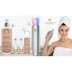 LUMINEO Professional Line Peeling kawitacyjny LED 5w1 + Zestaw liftingujący Lumineo (Tonik, 2 x Serum, Krem)