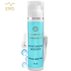 a LUMINEO Professional Line Peeling kawitacyjny LED 5w1 + Zestaw nawilżający Lumineo (Tonik, 2 x Serum, Krem)