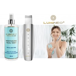 LUMINEO Professional Line Peeling kawitacyjny LED 5w1 + Tonik nawilżający do kawitacji Lumineo