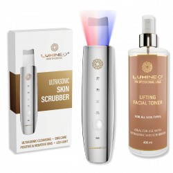 LUMINEO Professional Line Peeling kawitacyjny LED 5w1 + Tonik liftingujący do kawitacji Lumineo