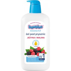 NIVEA BAMBINO  RODZINA Żel 1000ml p/prysz malina&