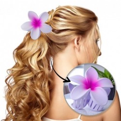 ECARLA Klamra d/wł. SP383 kwiat XL fiolet mat