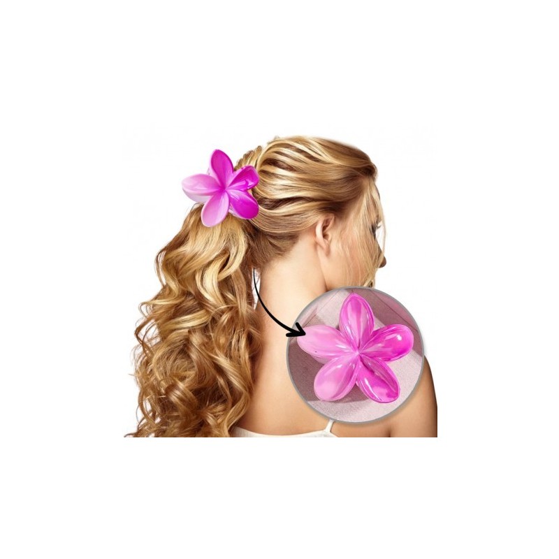 ECARLA Klamra d/wł. SP380 kwiat XL różowa