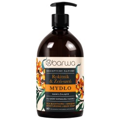 BARWA Receptury Natury Mydło w płynie nawilżające - Rokitnik & Żeń-Szeń