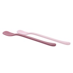 AKUKU Zestaw łyżeczek do nauki karmienia - różowa 2 szt.